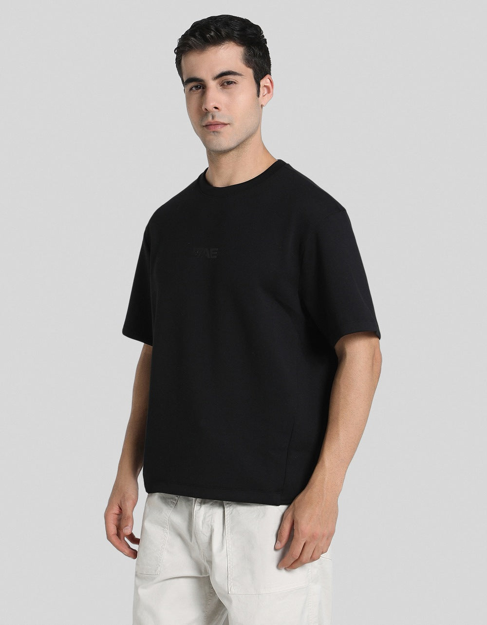 American Eagle Men Black 24/7 Crew Neck tshirt