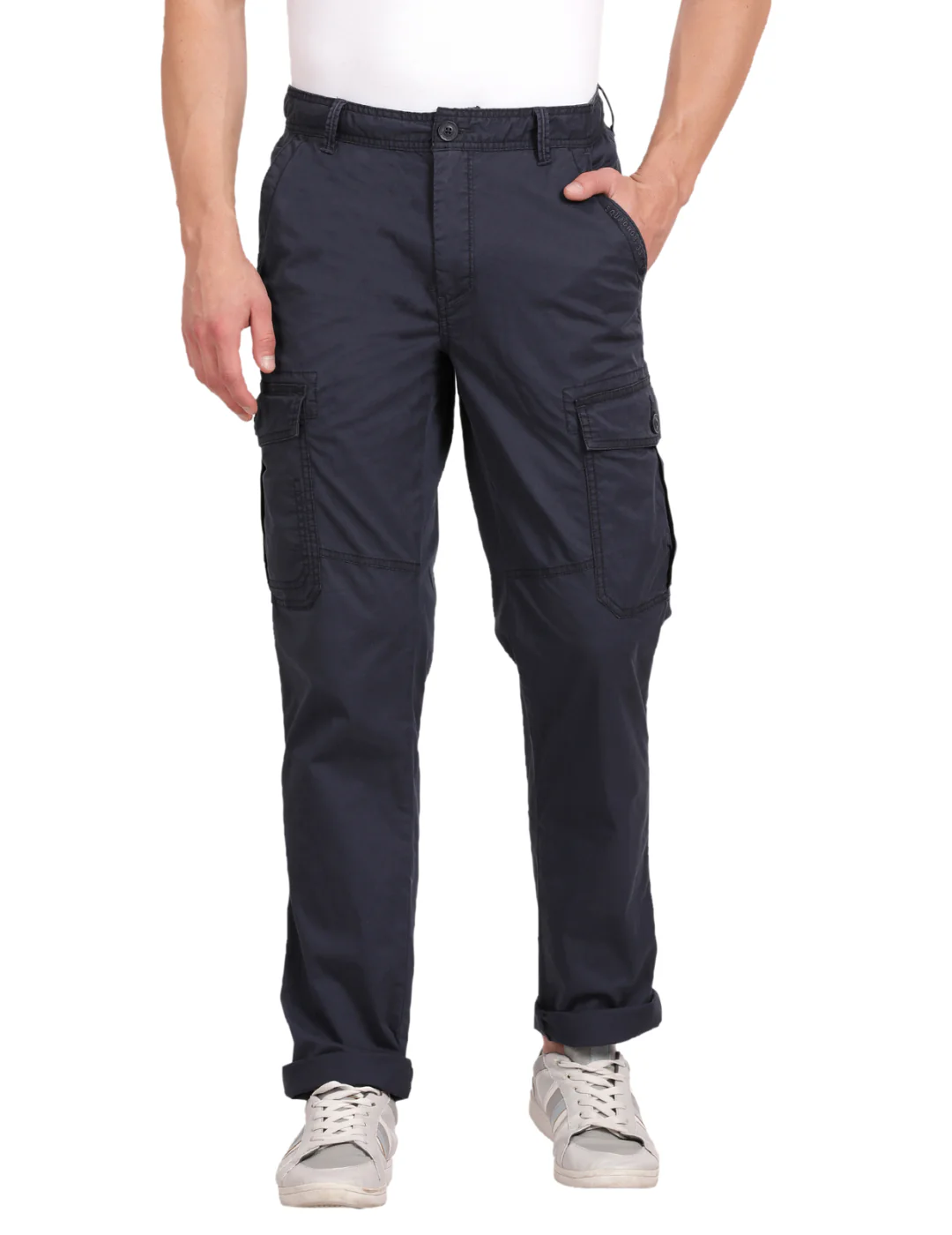 Pack of 2 T-Base Street Cargo – Beige Sand (Beige+ Navy Blue)