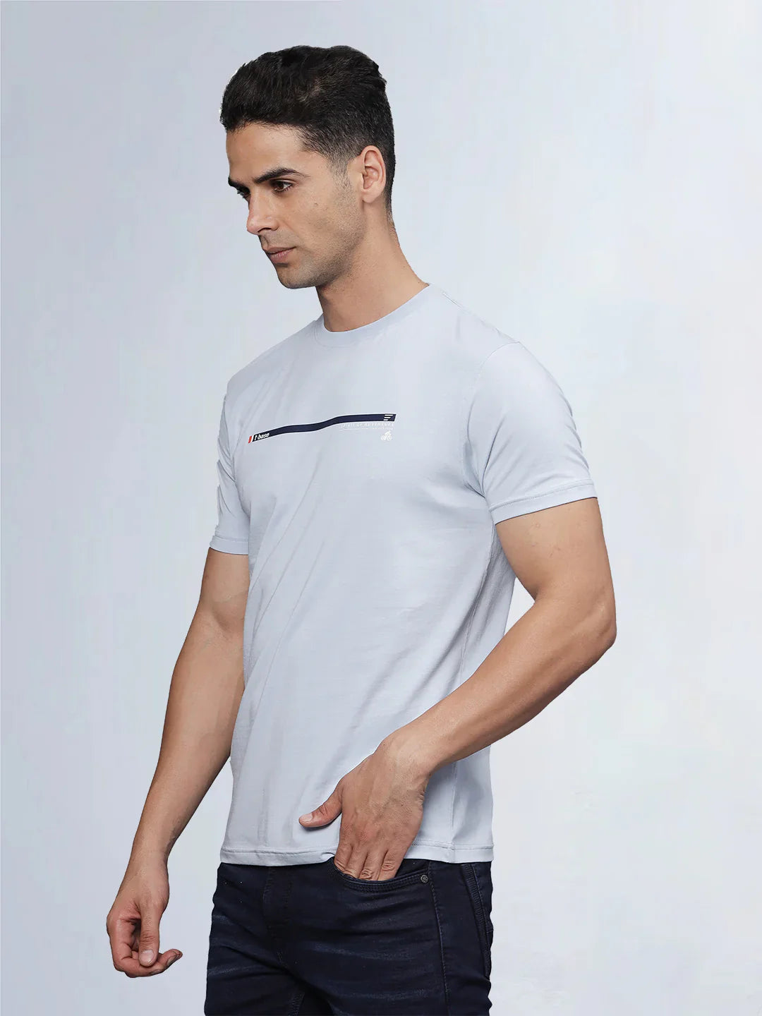 T-Base Men Half Sleeve Crew Neck T-Shirt