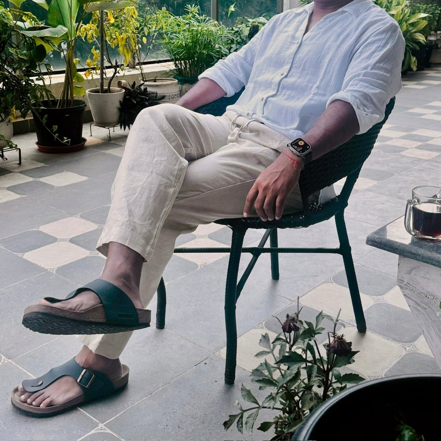 100% Premium Linen Relaxed fit pants- Men's Linen pants