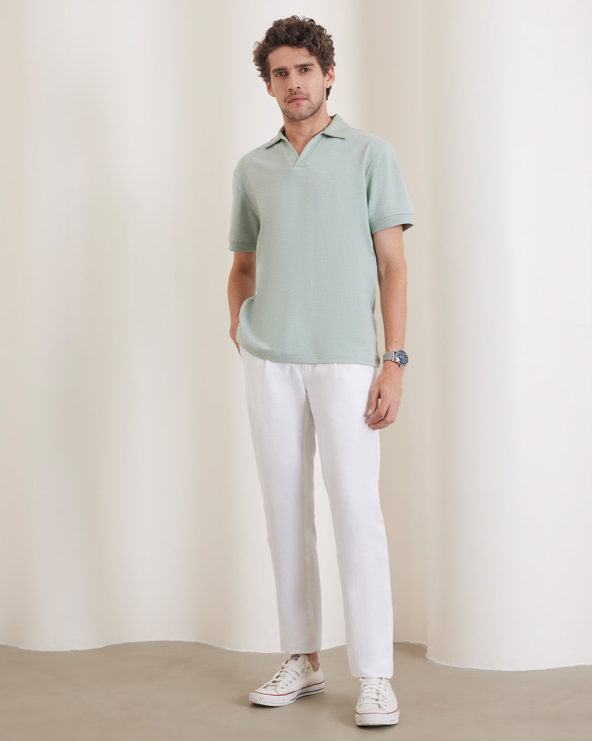 Signature Johnny Polo T-Shirt - Light Green
