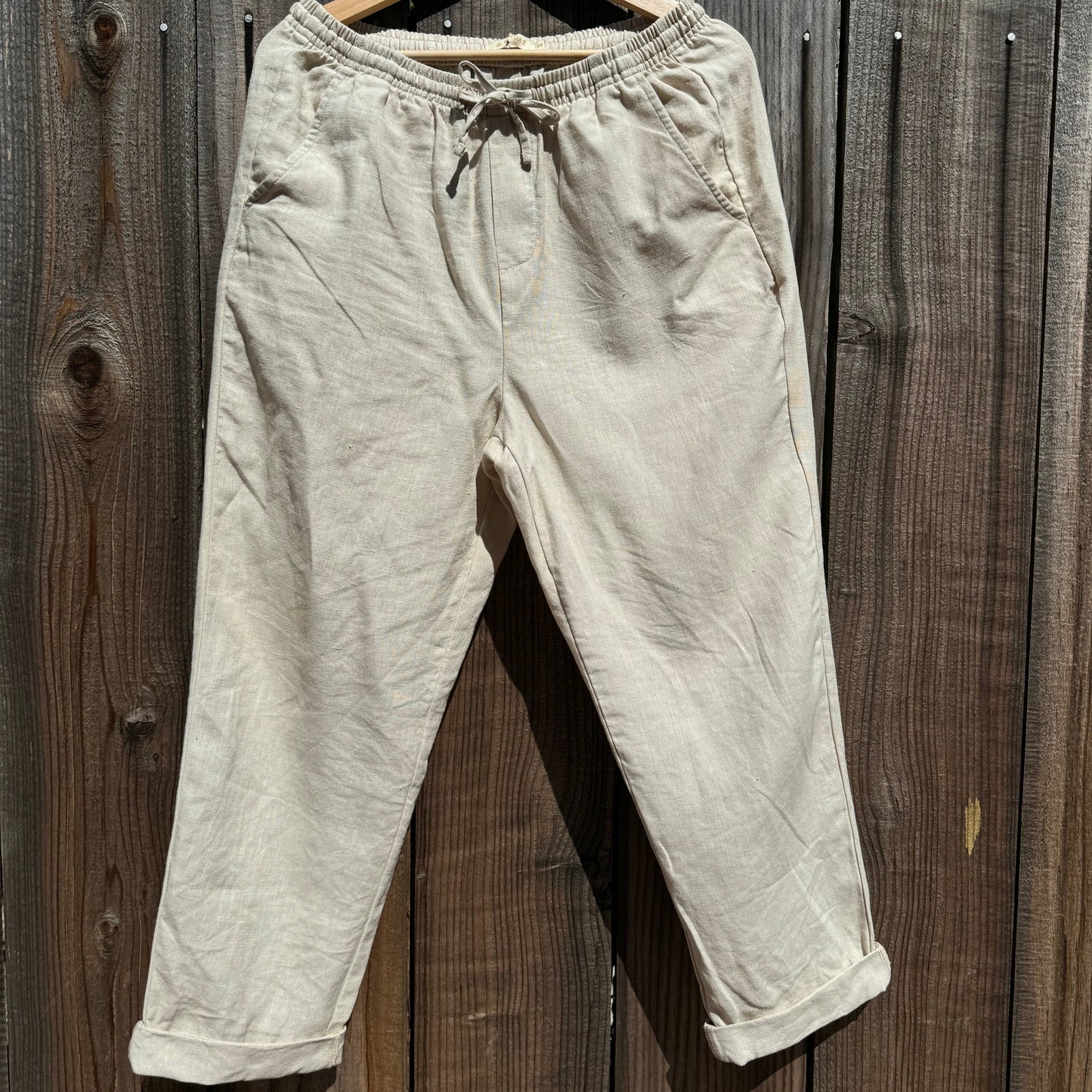 100% Premium Linen Relaxed fit pants- Men's Linen pants