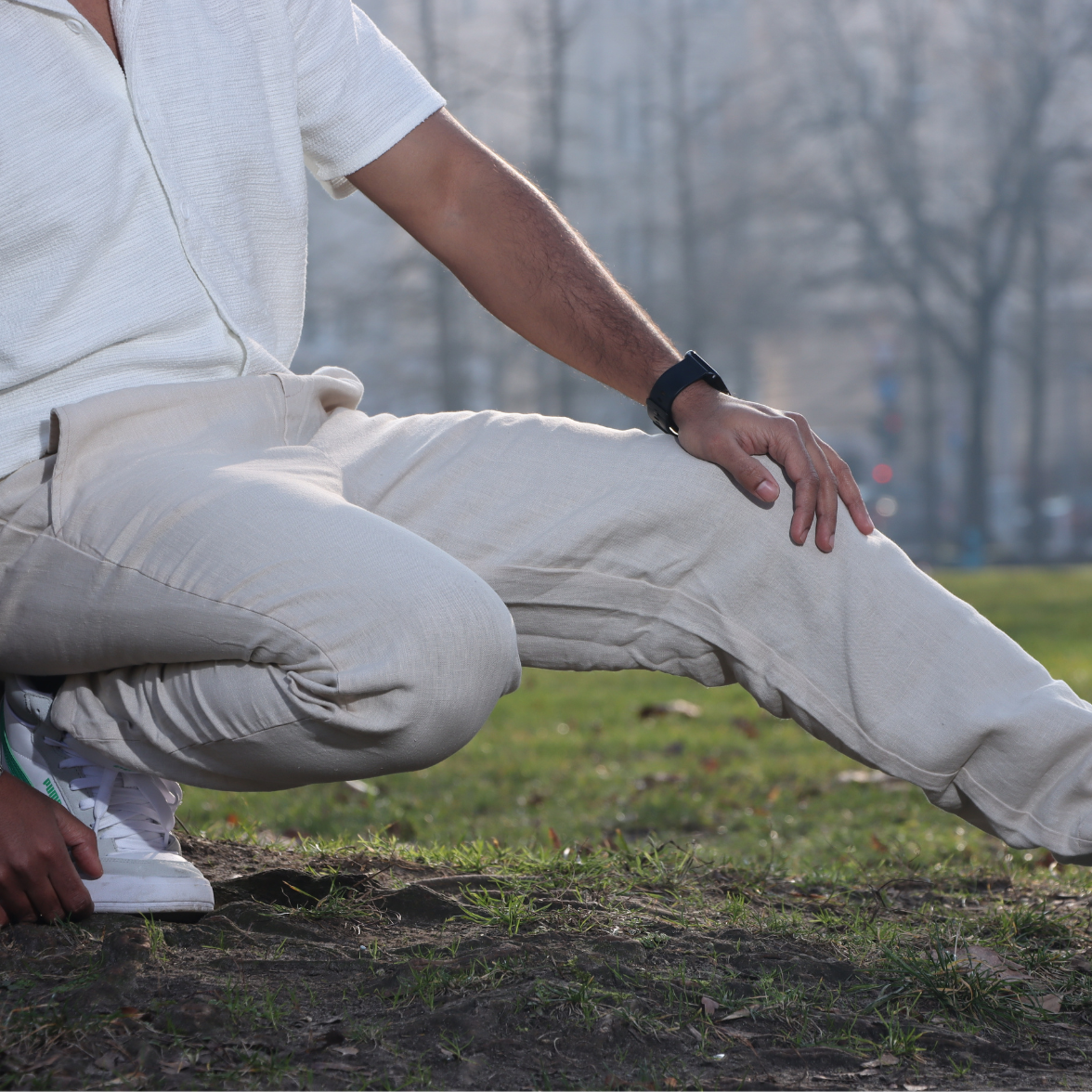 100% Premium Linen Relaxed fit pants- Men's Linen pants