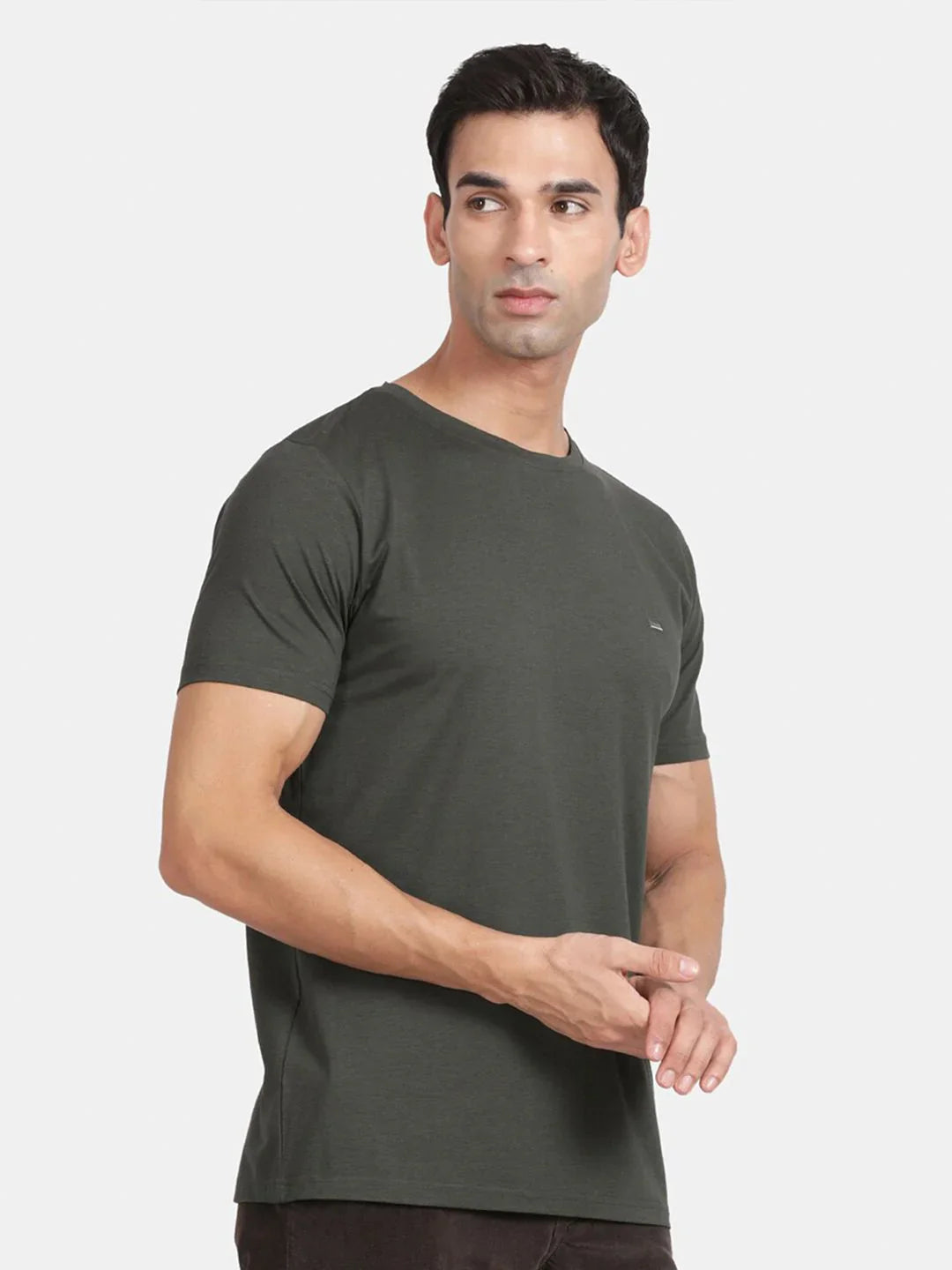 T-Base Men Smart Fit Crew Neck T-Shirt – Short Sleeves