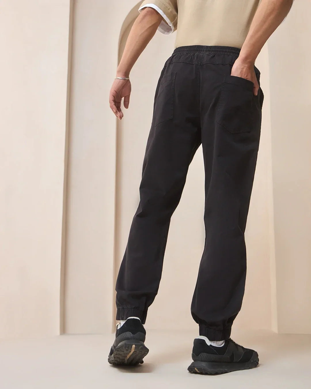 Men's Black Joggers