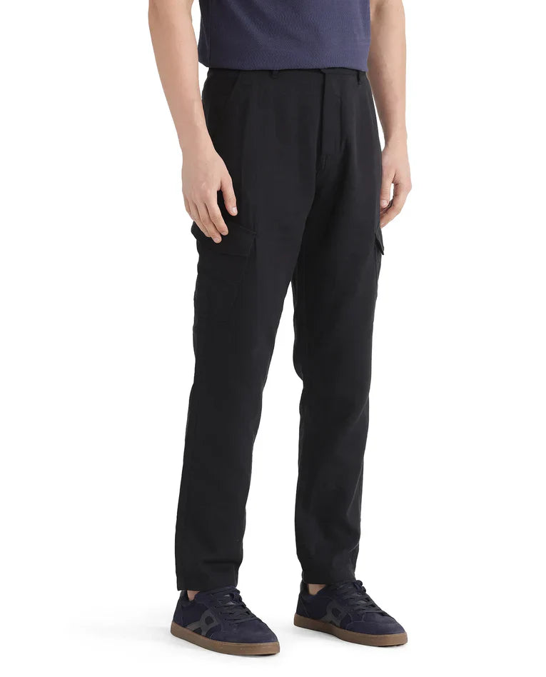 Pack of 2 Rare Rabbit Cargos – Summer Cargos (Black + Navy Blue)