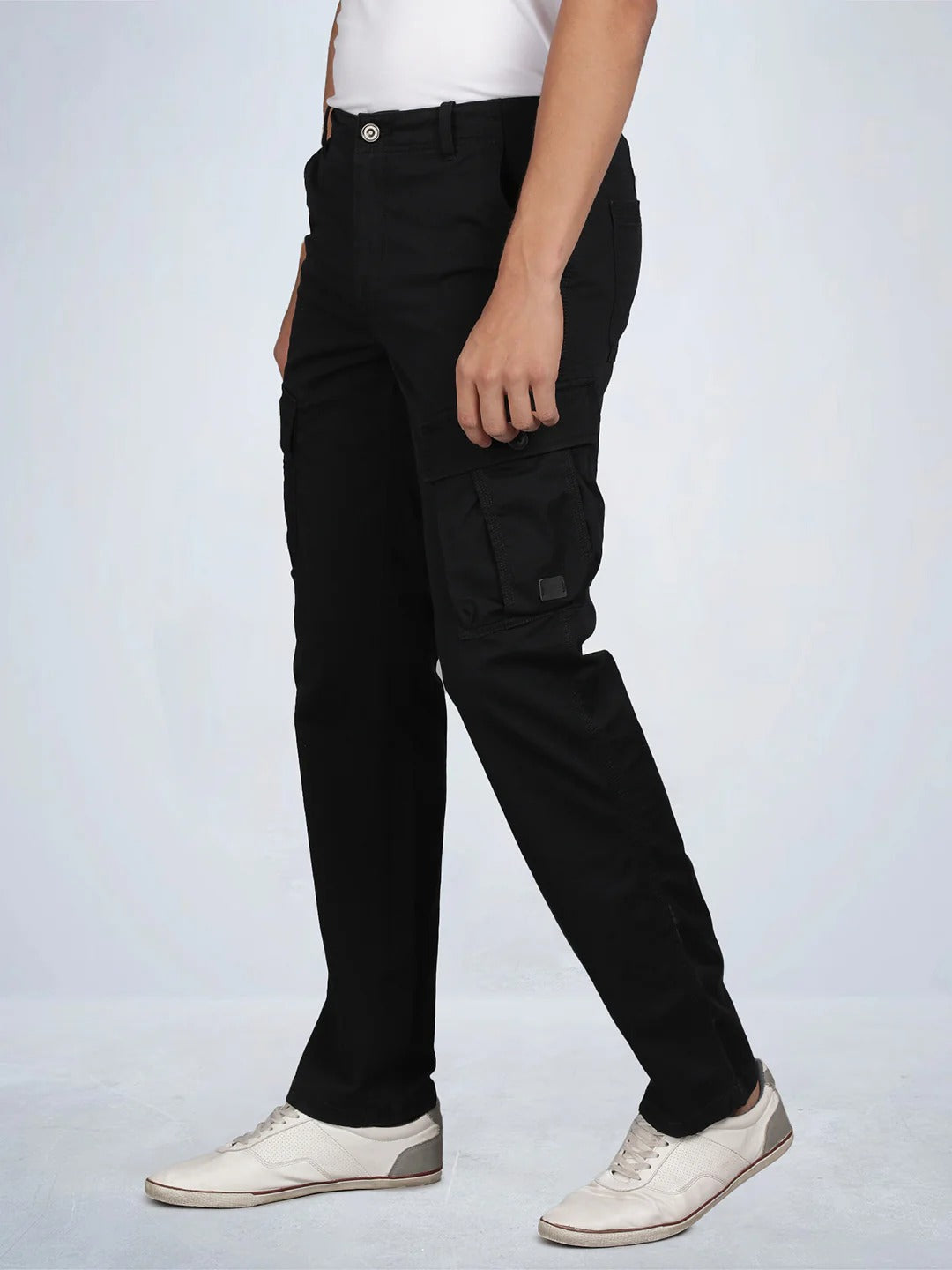 Pack of 2 T-Base Utility Cargo Pants –  (Black + Green)