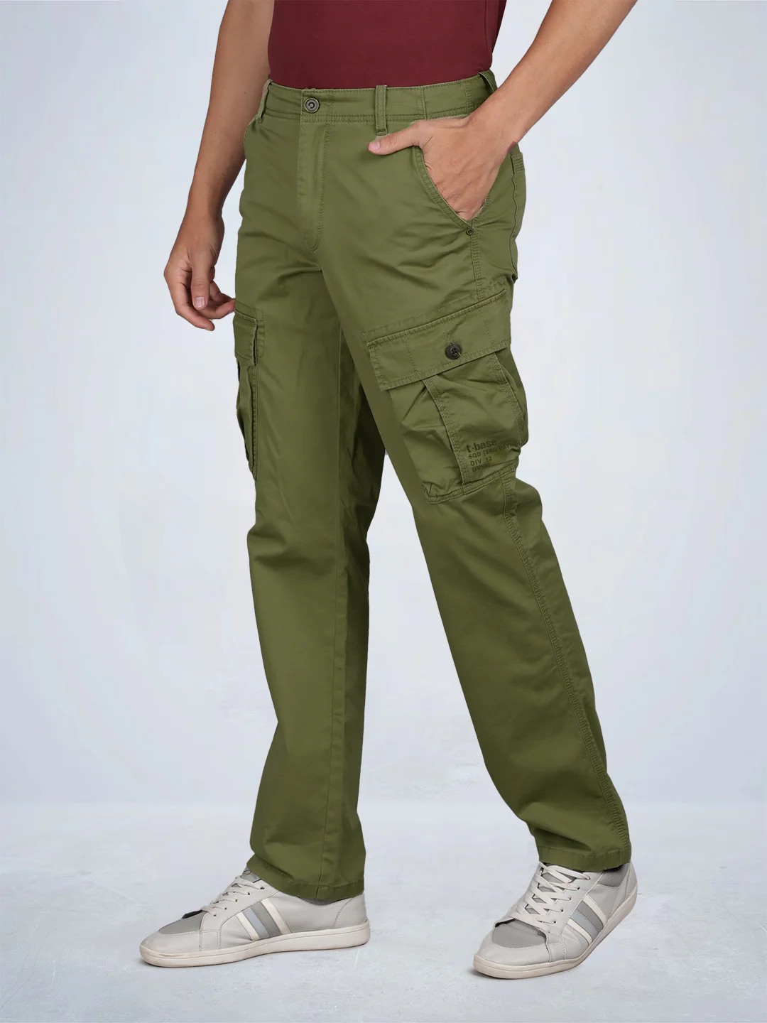 Pack of 2 T-Base Utility Cargo Pants –  (Black + Green)