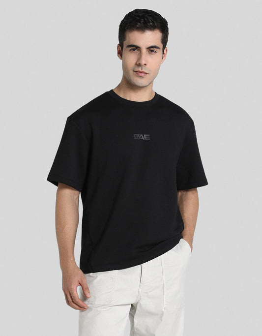 American Eagle Men Black 24/7 Crew Neck tshirt
