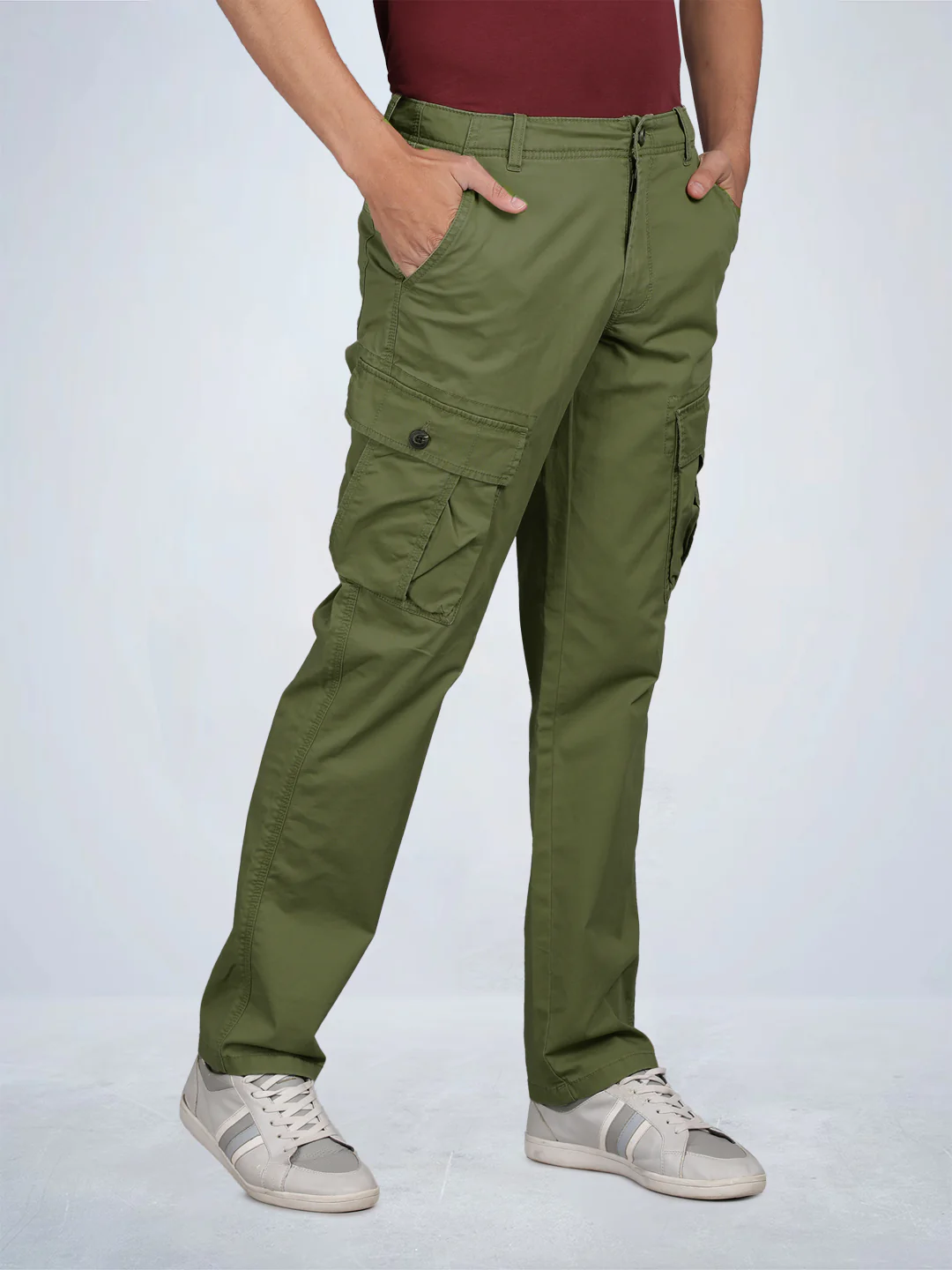 Pack of 2 T-Base Utility Cargo Pants –  (Black + Green)