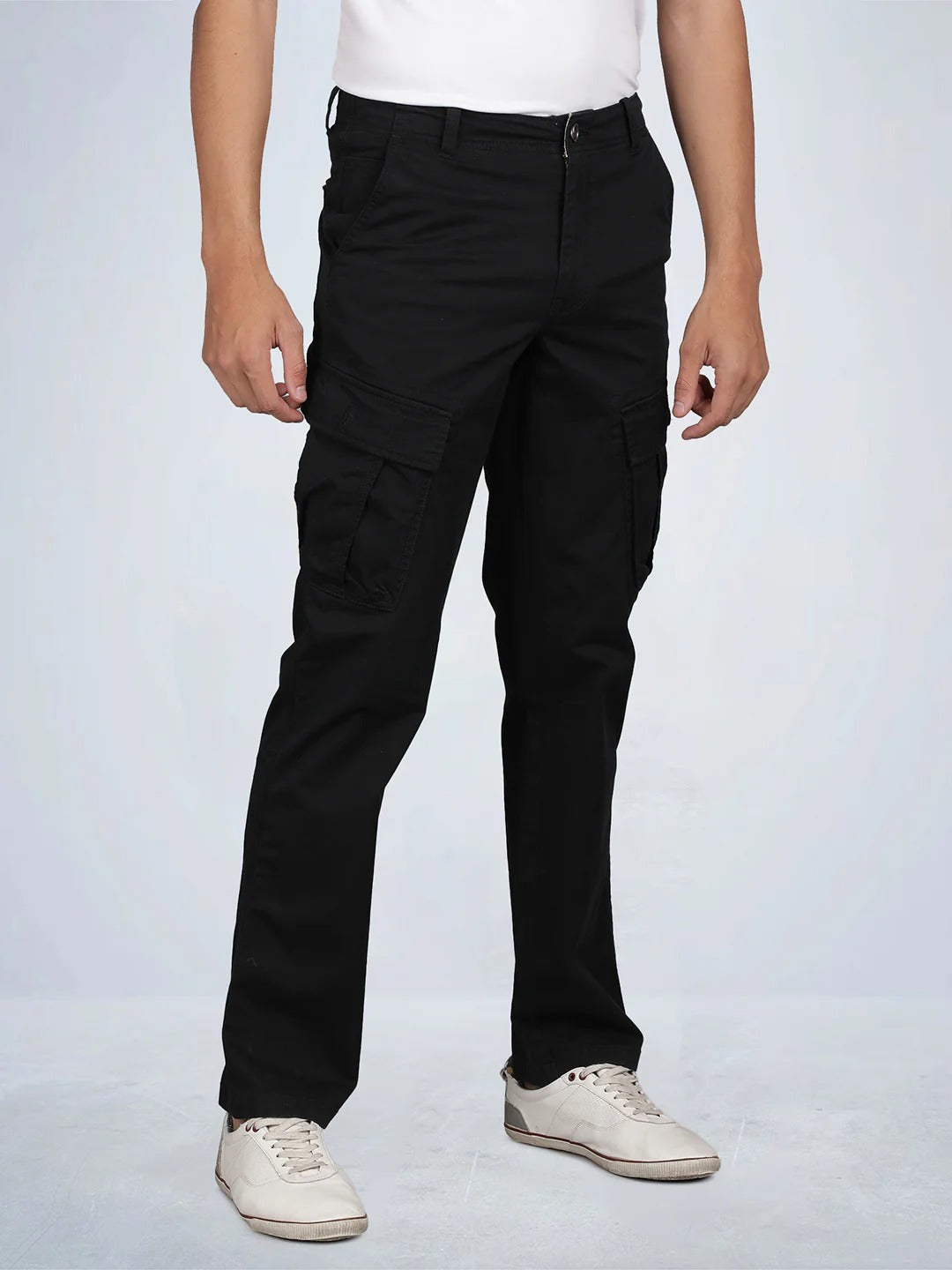 Pack of 2 T-Base Utility Cargo Pants –  (Black + Green)