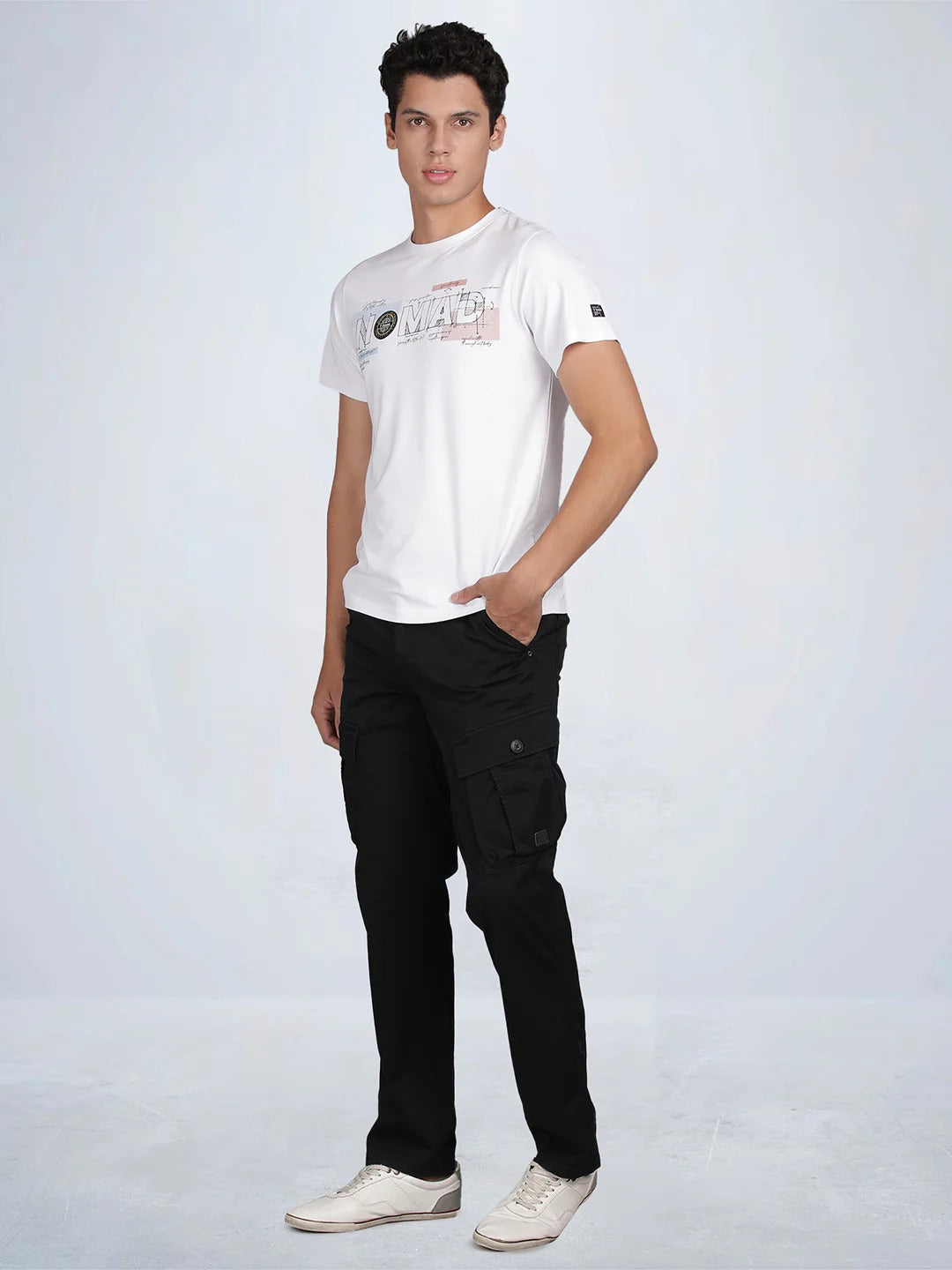 Pack of 2 T-Base Utility Cargo Pants –  (Black + Green)