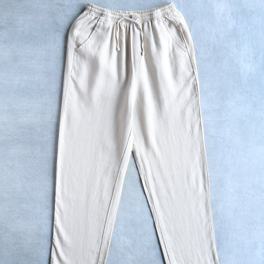 100% Premium Linen Relaxed fit pants- Men's Linen pants
