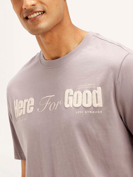 Levi’s Men Typography Print Crew Neck T-shirt