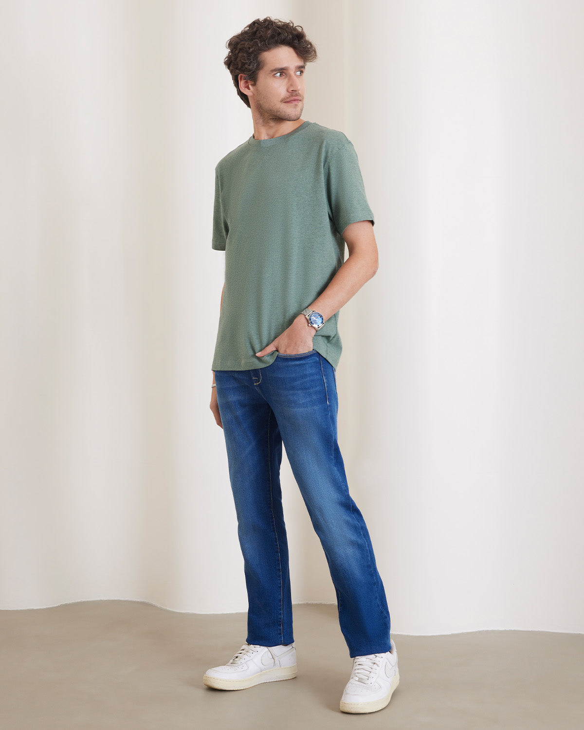 Luxe Glider T-Shirt - Dark Green