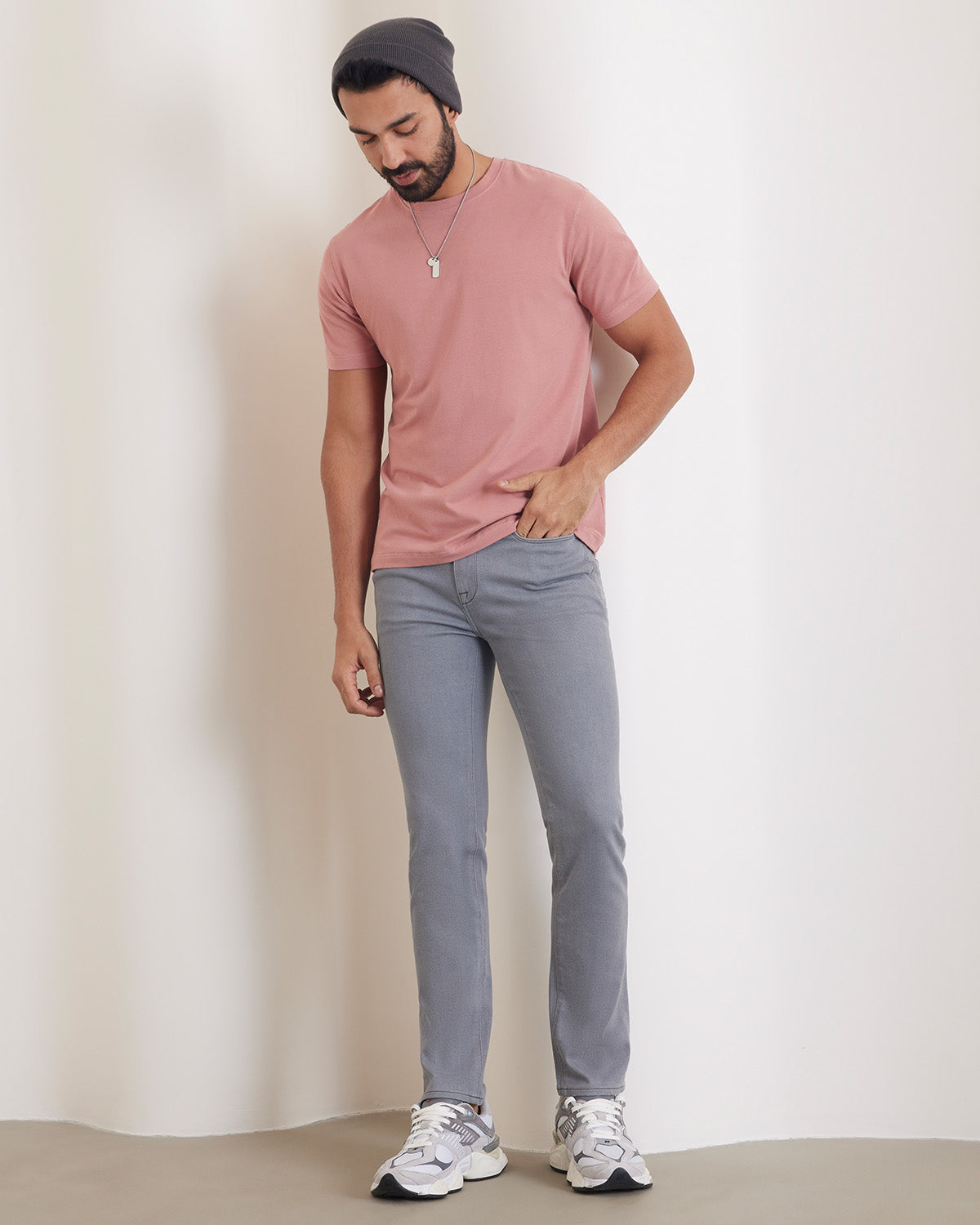 Luxe Voyager T-Shirt - Dark Peach