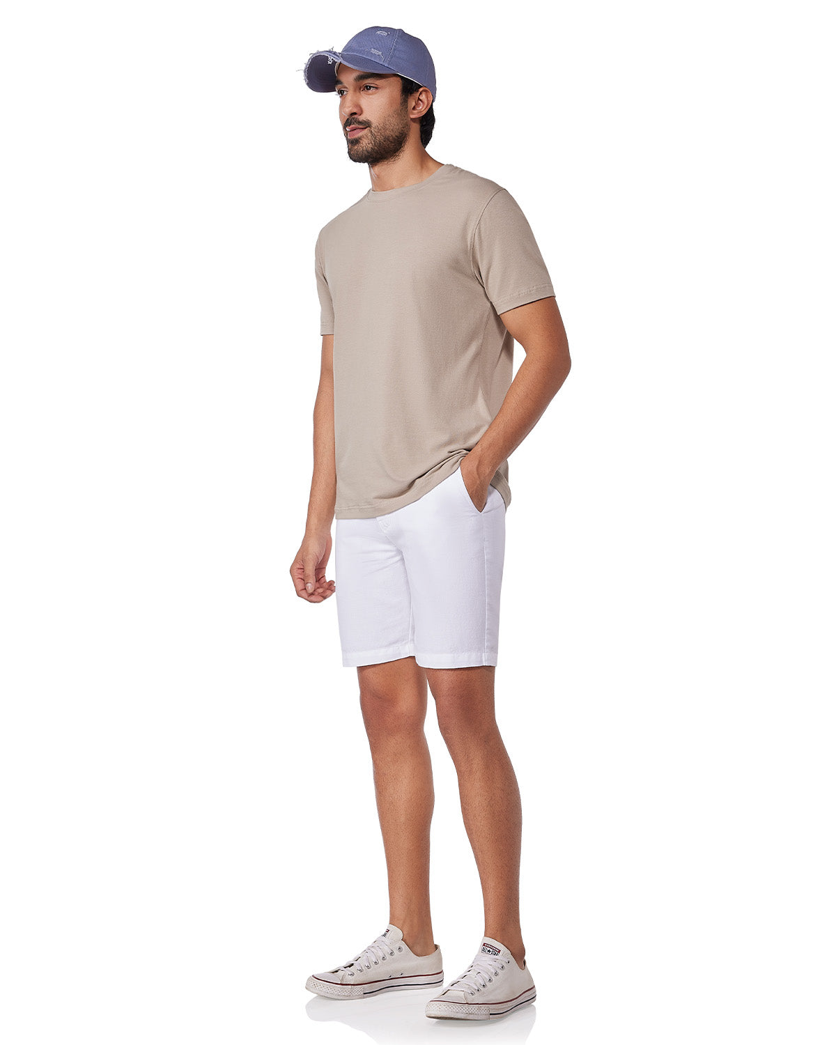 Luxe Voyager T-Shirt  - Light Brown