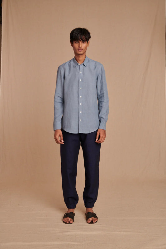 Neel Linen Denim Men's Jogger Pants