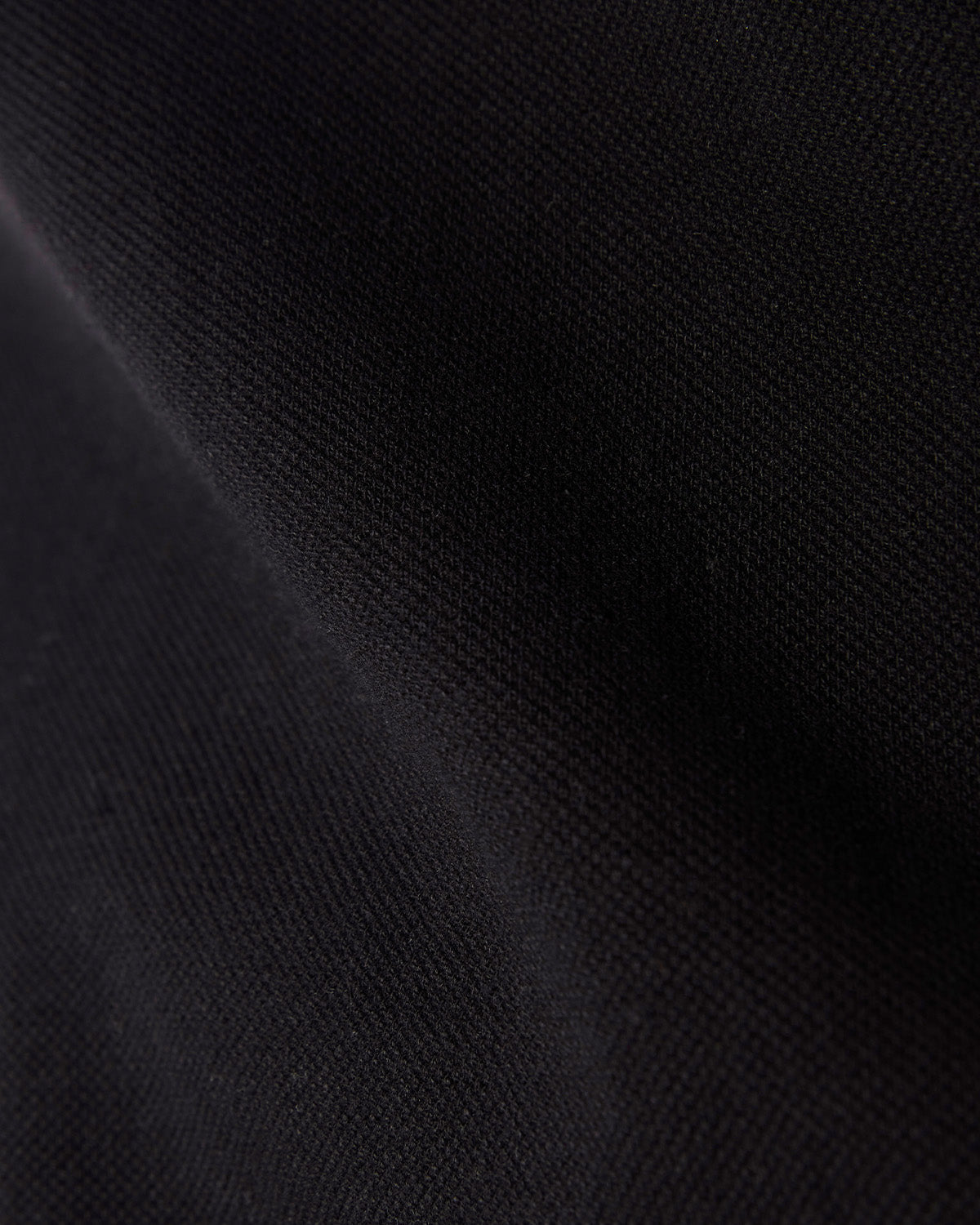Signature Button Polo T-Shirt - Black