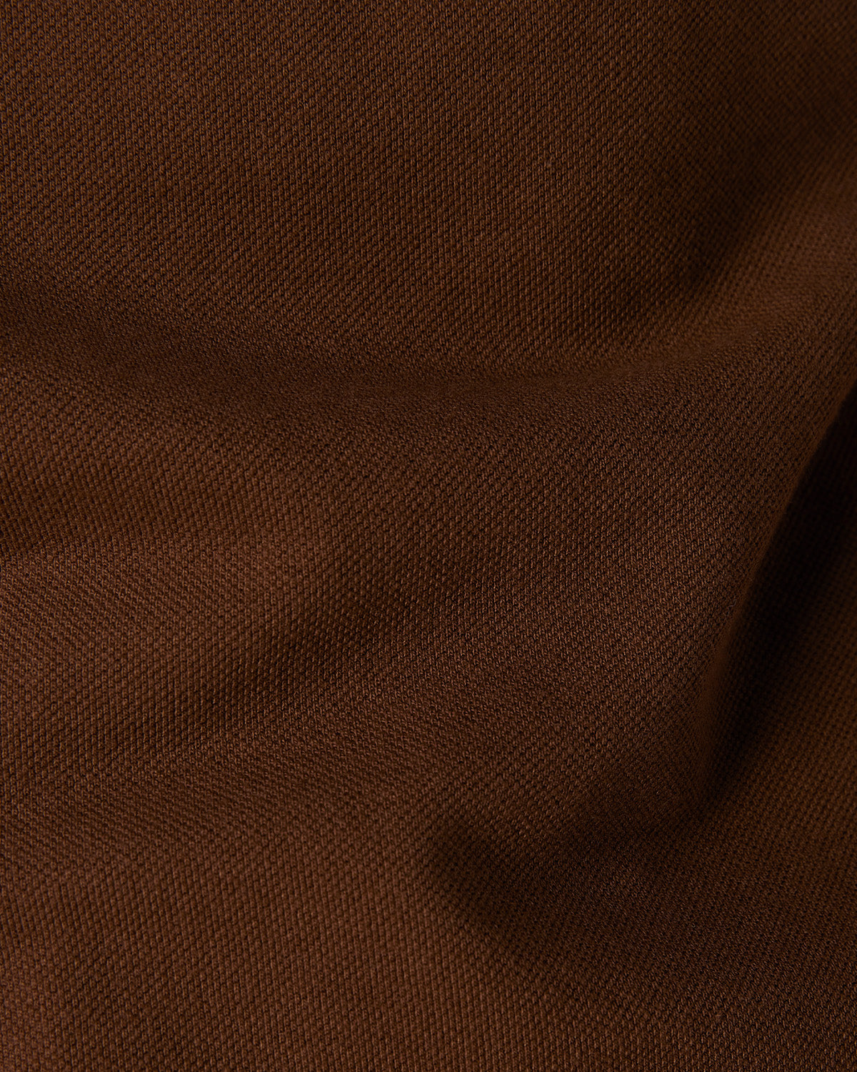 Signature Zipper Polo T-Shirt - Dark Brown