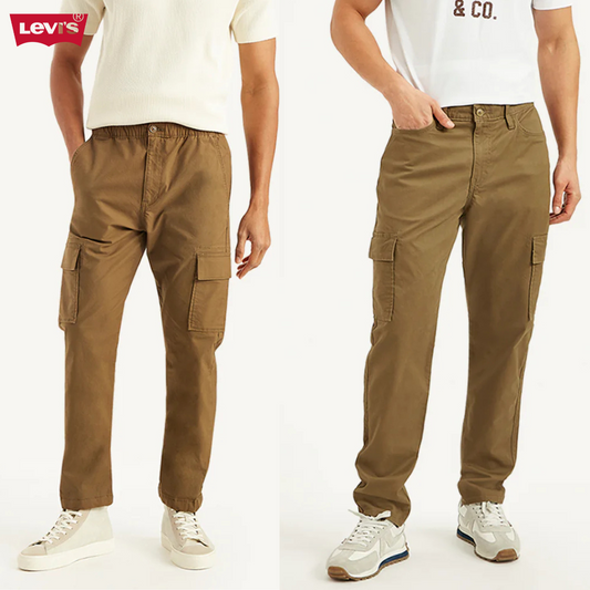 Pack of 2 Double the Style with Levi’s Signature cargos (Brown+Brown)