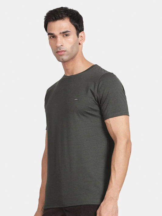 T-Base Men Smart Fit Crew Neck T-Shirt – Short Sleeves