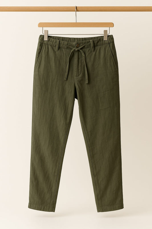 100% Premium Linen Chinos - Men