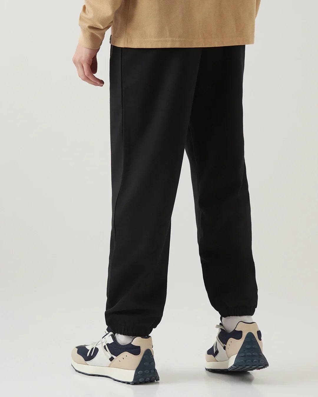 Men's Black Oversized Joggers